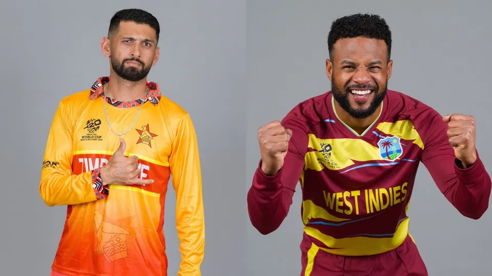 ZIM vs WI Head To Head Records - T20 World Cup 2026, Match 44, Super 8
